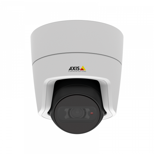 Axis IP Camera M3104-LVE ma wbudowane oświetlenie w podczerwieni i technologię Axis Zipstream