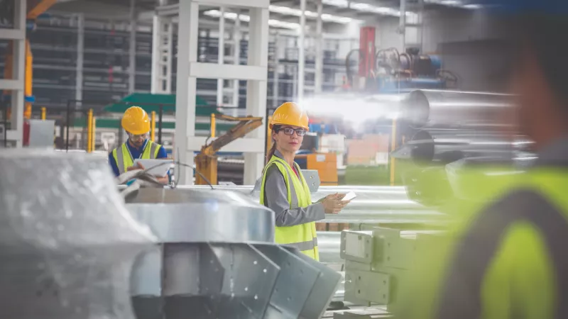 Factory floor hardhat