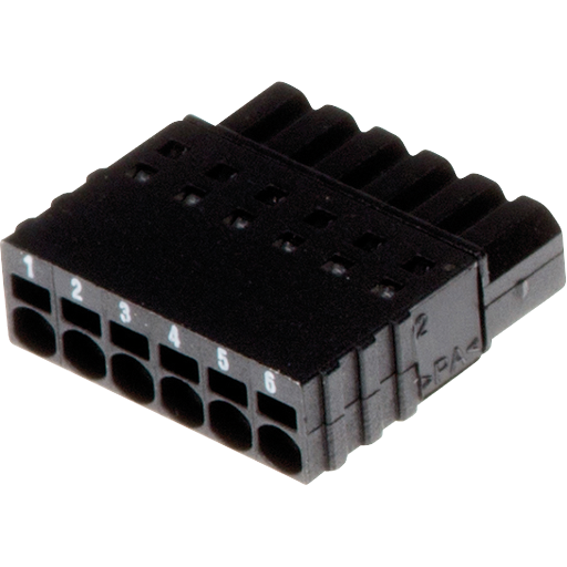 AXIS Connector A 6-pin 2.5 Straight, 10 pcs | Axis Communications