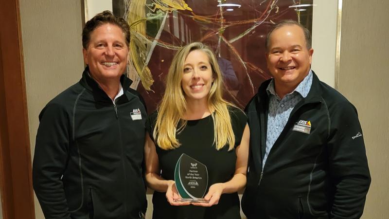 Axis awarded Partner of the Year at Wesco's Security Branch and Locking Summit