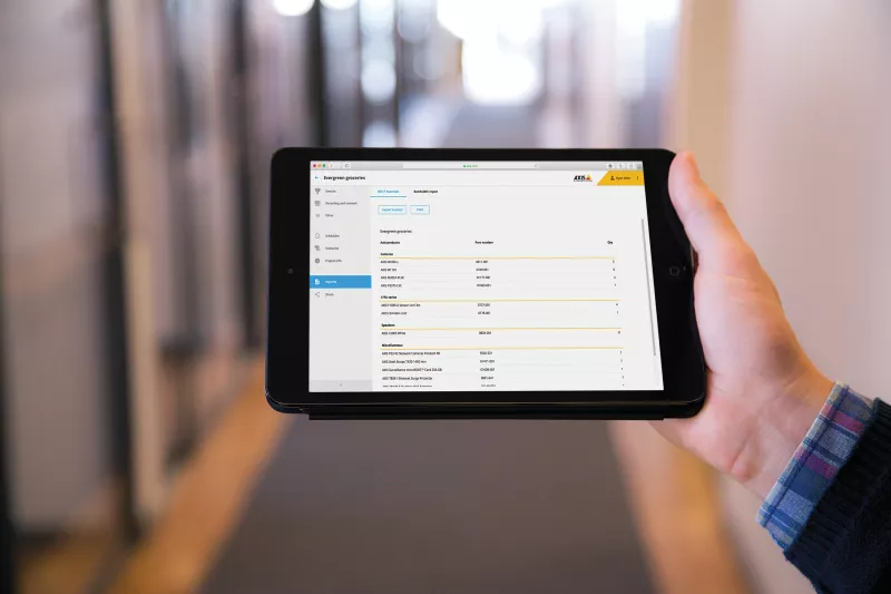 Hand holdning ipad