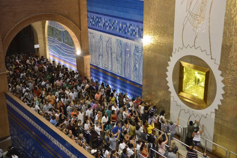 Interior of the National Sanctuary of Our Lady of Aparecida