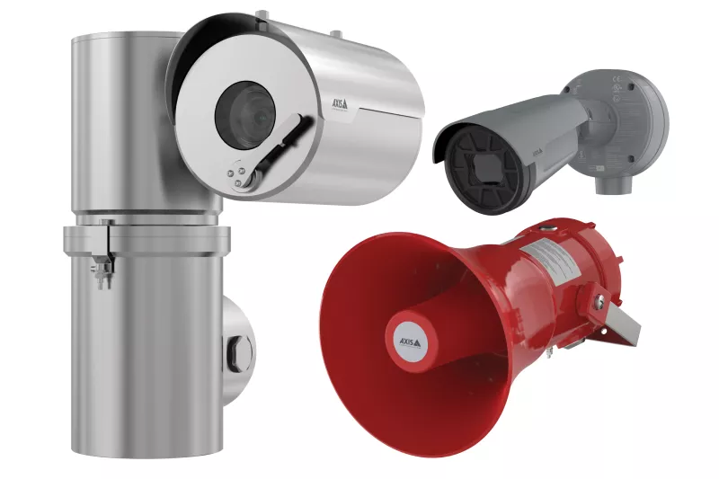 Examples of Axis explosion-protected devices