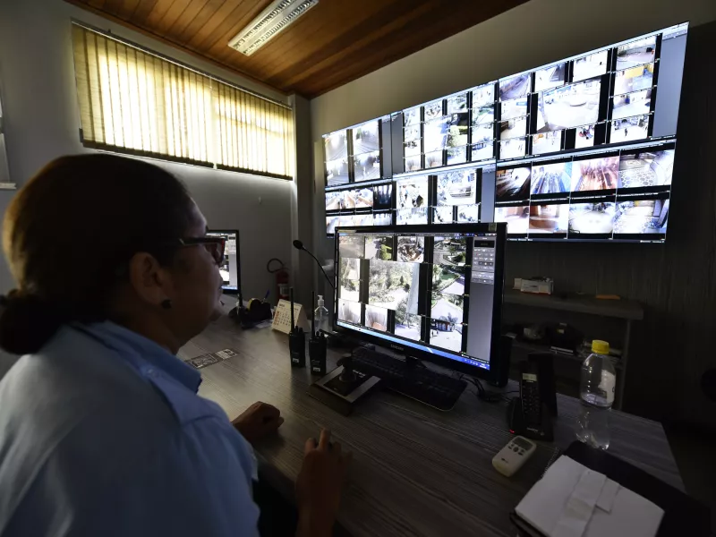 Command center inside cathedral