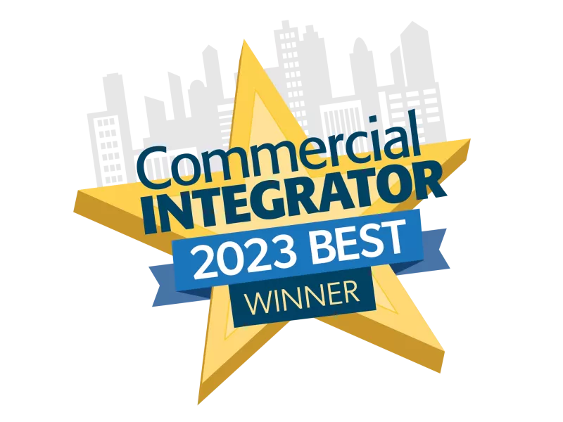 Commercial integrator 2023 Best Winner emblem