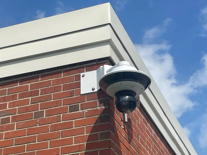 Camera on corner of Billerica Police Department