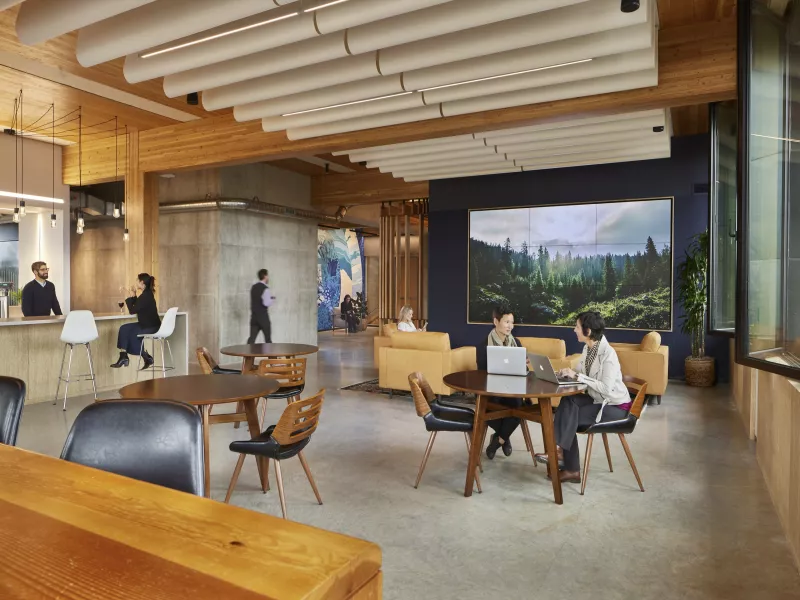 PAE Living Building interior