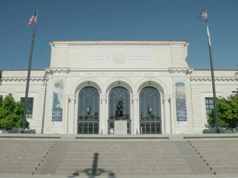 Exterior of Detroit Institute of Arts