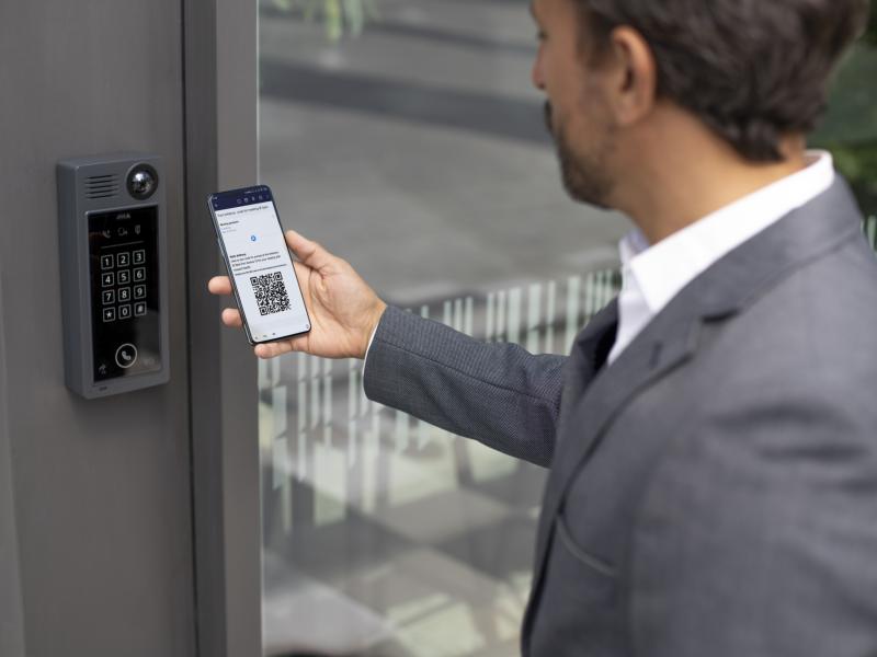 QR codes for smart and cost-effective access control