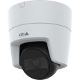 White AXIS M3126-LVE Dome Camera viewed from its left