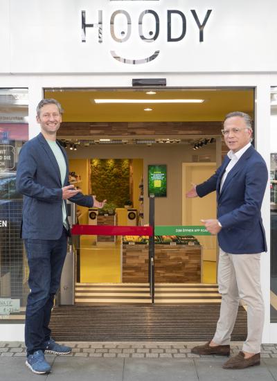 James Sutherland opens Hoody store