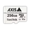 Scheda di sorveglianza edge di AXIS da 256 GB dalla parte anteriore