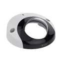 AXIS TP3807 Dome Cover, in white and black color