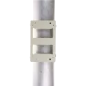 AXIS TD9301 Outdoor Midspan Pole mount, viewed from its front. 