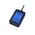 Externer RFID-gesicherter Leser 13,56 MHz + 125 kHz, USB-Schnittstelle, von vorne gesehen