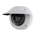 AXIS Q3536-LVE Dome Camera with weathershield, viewed from its left angle