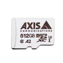 AXIS Surveillance Card 512 GB, viewed from its front