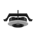 AXIS TP3203 Recessed Mount black and grey viewed from its front