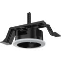 AXIS TM3212-RE Recessed Mount noire, vue de son angle gauche