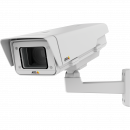 AXIS Q1615-E Mk II IP Camera has included i-CS lens. The product is viewed from its left.