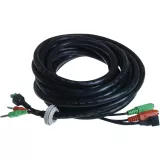 I/O Audio Cable, 5 m (16 ft), vue de face.