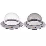 AXIS TQ6809 Clear and smoked domes from front