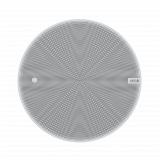 AXIS C1211-E Network Ceiling Speaker、正面から見た灰色のネットワークスピーカー