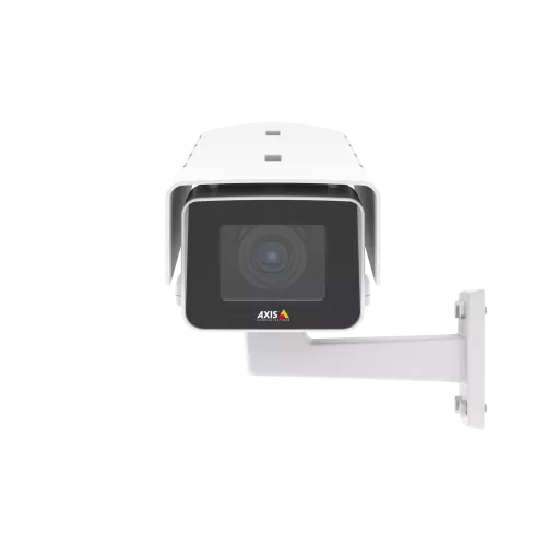 AXIS P1368-E IP Camera, viewed from its front. 