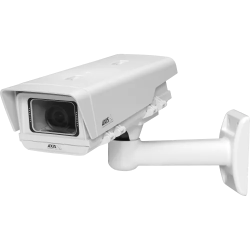 IP Camera AXIS M1113-E has excellent image quality with varifocal DC-iris lens. The camera is viewed from it´s left.