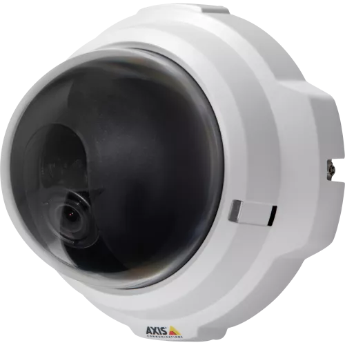 IP Camera AXIS M3203 has intelligent video capabilities and excellent image quality. The camera is viewed from it´s left,