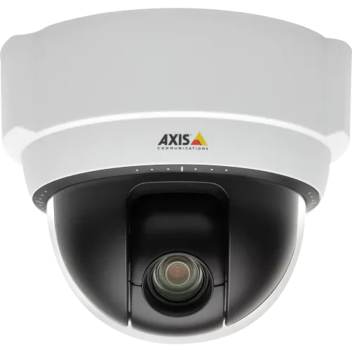 AXIS 215 PTZ - Compact pan/tilt/zoom camera for 360 degree video surveillance with 180 degree auto-flip of the camera head