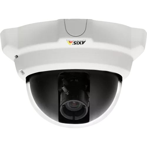 AXIS 216FD-V is vandal-resistant and has a compact design. It allows flexible mounting on wall, hard or drop ceiling and versatile adjustment by panning.