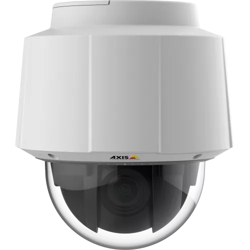 AXIS Q6054 Mk II is an indoor PTZ camera with 30x zoom and focus recall. The product is viewed from its front.