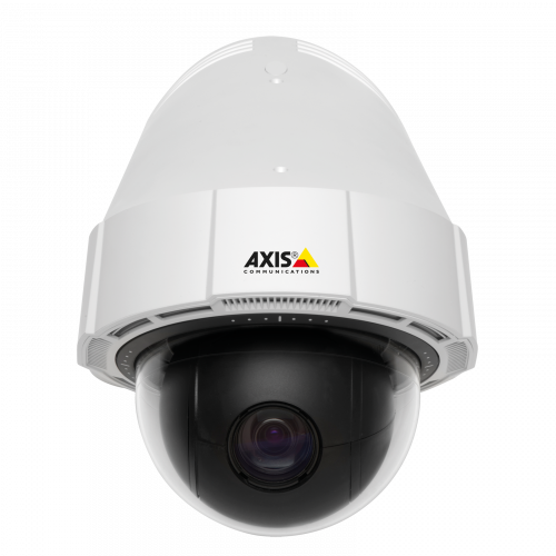 Axis IP Camera P5414-E는 양방향 오디오 및 입력/출력 포트와 HDTV 720p 성능을 제공합니다.