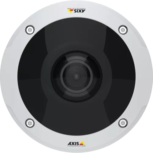 Front image of IP camera AXIS M3058-PLVE.