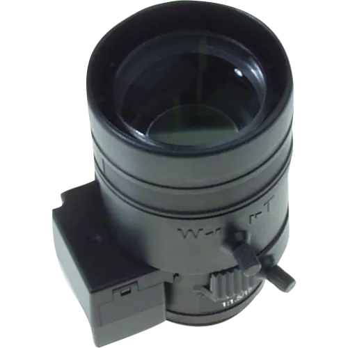 Fujinon Varifocal Megapixel Lens 15-50 mm, viewed from its left angle