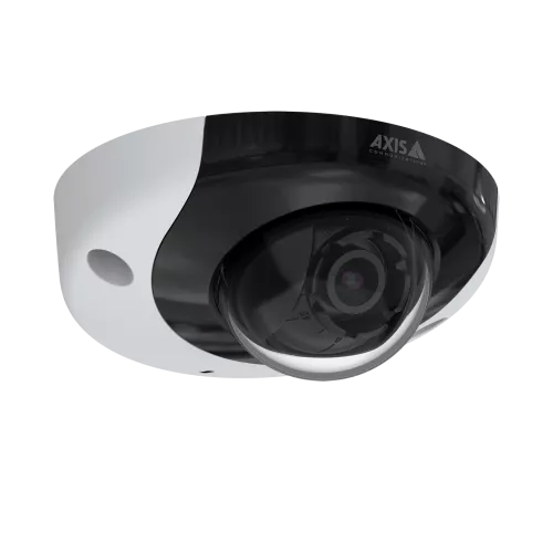 AXIS P3935-LR is a robust, vandal-resistant IP camera. The product is viewed from its right angle.