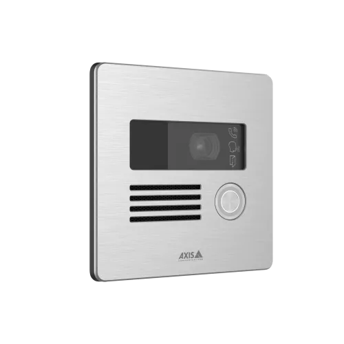 AXIS I8016-LVE Network Video Intercom, viewed from its right angle