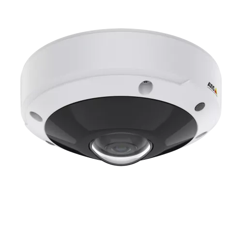 AXIS M3077-PLVE montée au plafond depuis l'angle gauche