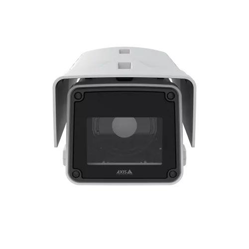 AXIS Q1656-BE Box Camera, viewed from its front