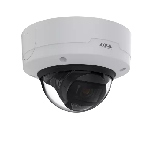 AXIS P3265-LVE Dome Camera mounted in ceiling from right