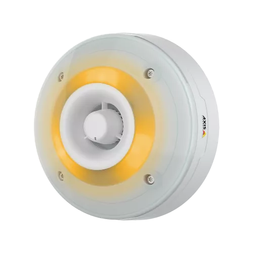 AXIS D4100-E Network Strobe Siren vista pelo ângulo esquerdo