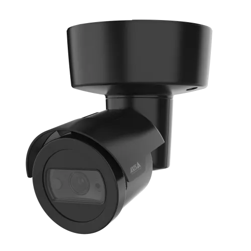 AXIS M2035-LE Bullet Camera preta vista pelo ângulo esquerdo