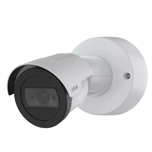 AXIS M2035-LE Bullet Camera branca vista pelo ângulo esquerdo