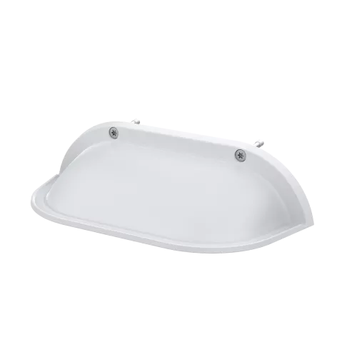 White AXIS TP3811 Weathershield, left angle