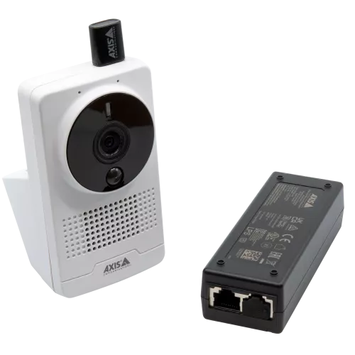 AXIS TM1901 Wireless Kit mounted to camera