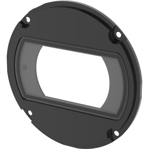 TQ1930-E Kit finestrino anteriore, nero, accessorio di forma circolare.