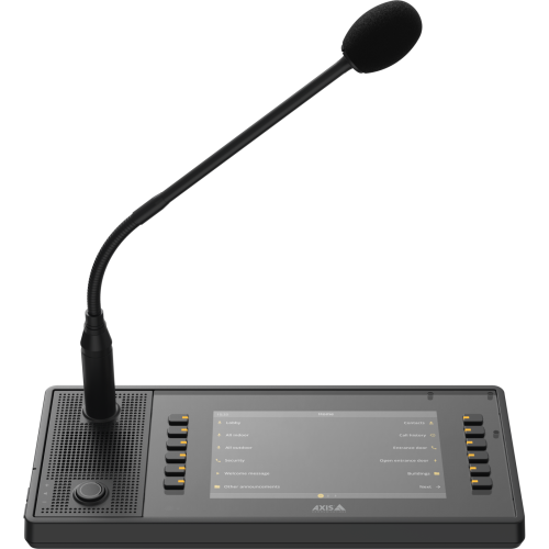 network paging with gooseneck mic