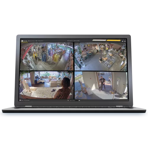 AXIS Camera Station Edge using laptop