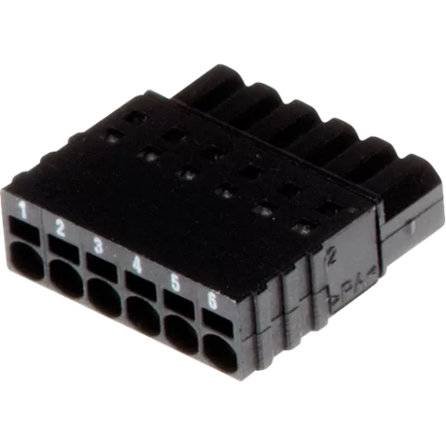 AXIS Connector A 6-pin 2.5 Straight